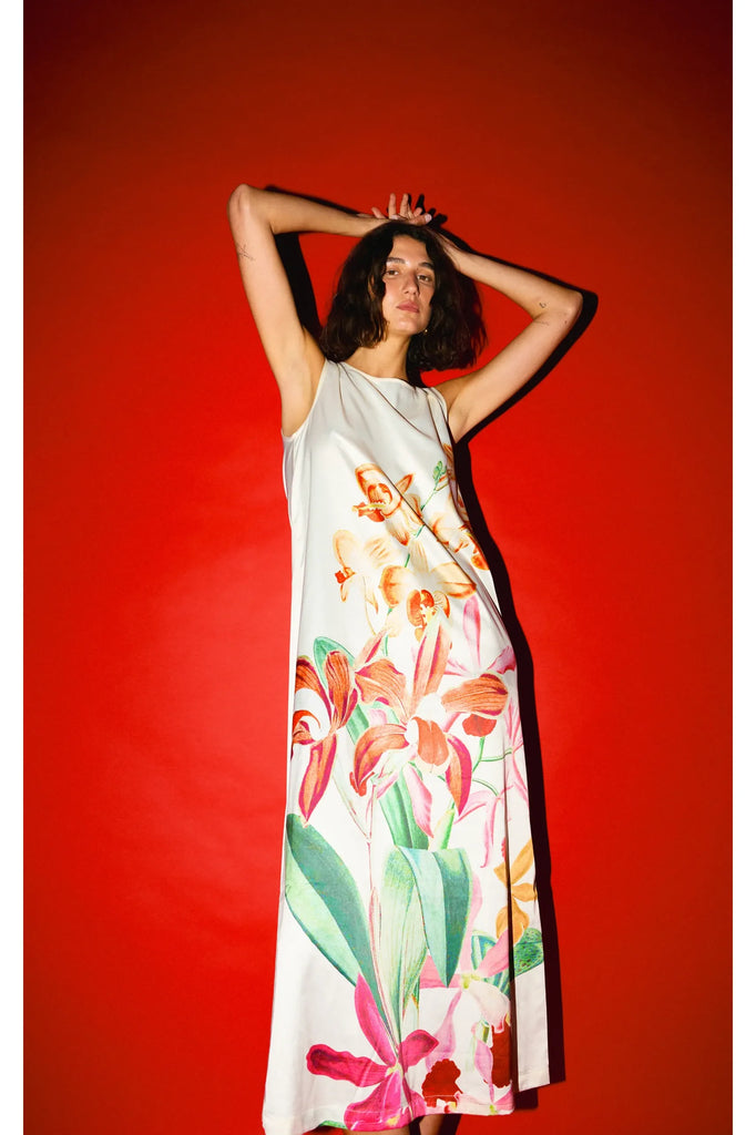 Rosalia Dress | Positano Midi Dress XS,S,M Kinney