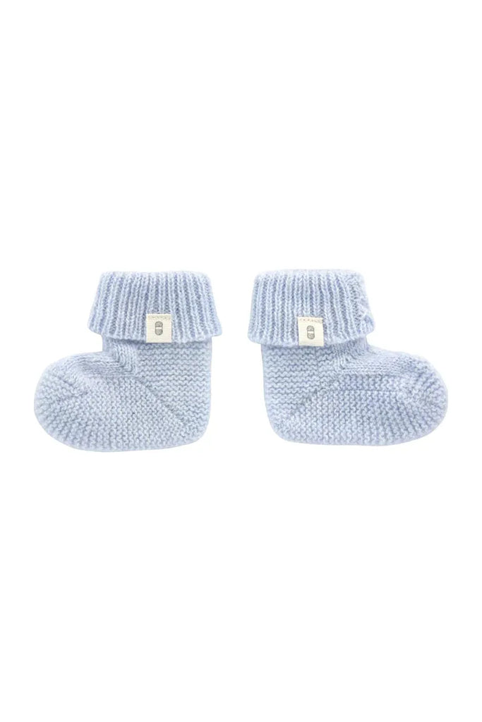 Benmore Knits Booties Blue
