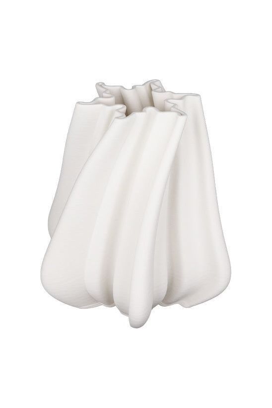 Lowri White 3D Ceramic Vase | Small Vases + Pots Flower Systems