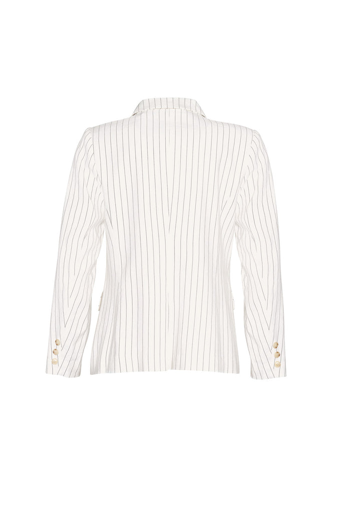 Loobies Story Revelry Blazer Off White Stripe