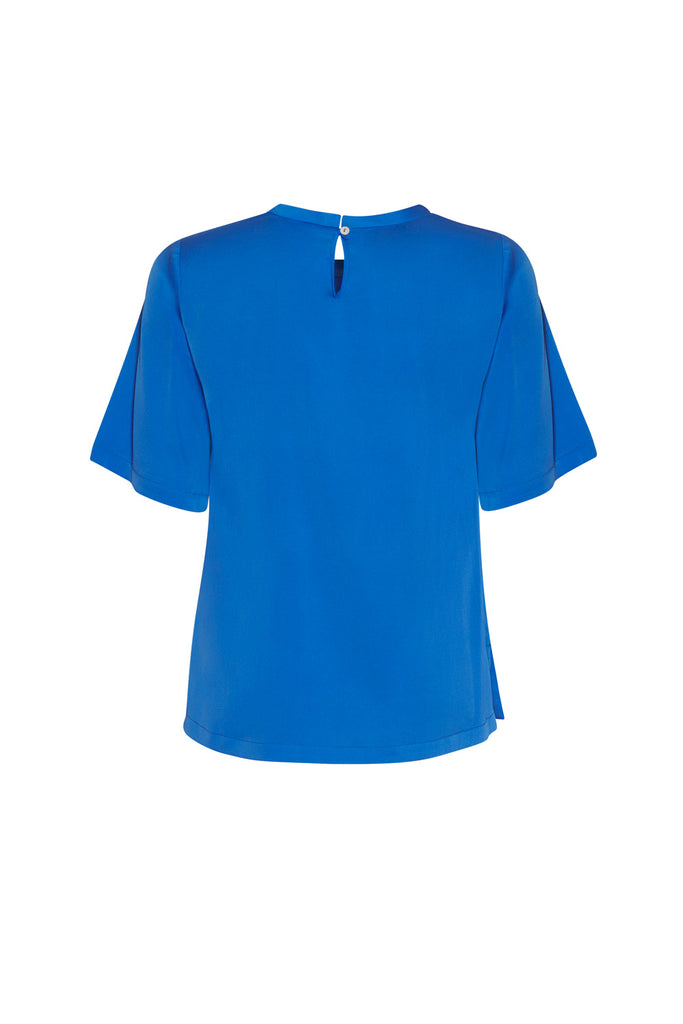 Loobies Story Luxe Silk Tee Corfu Blue