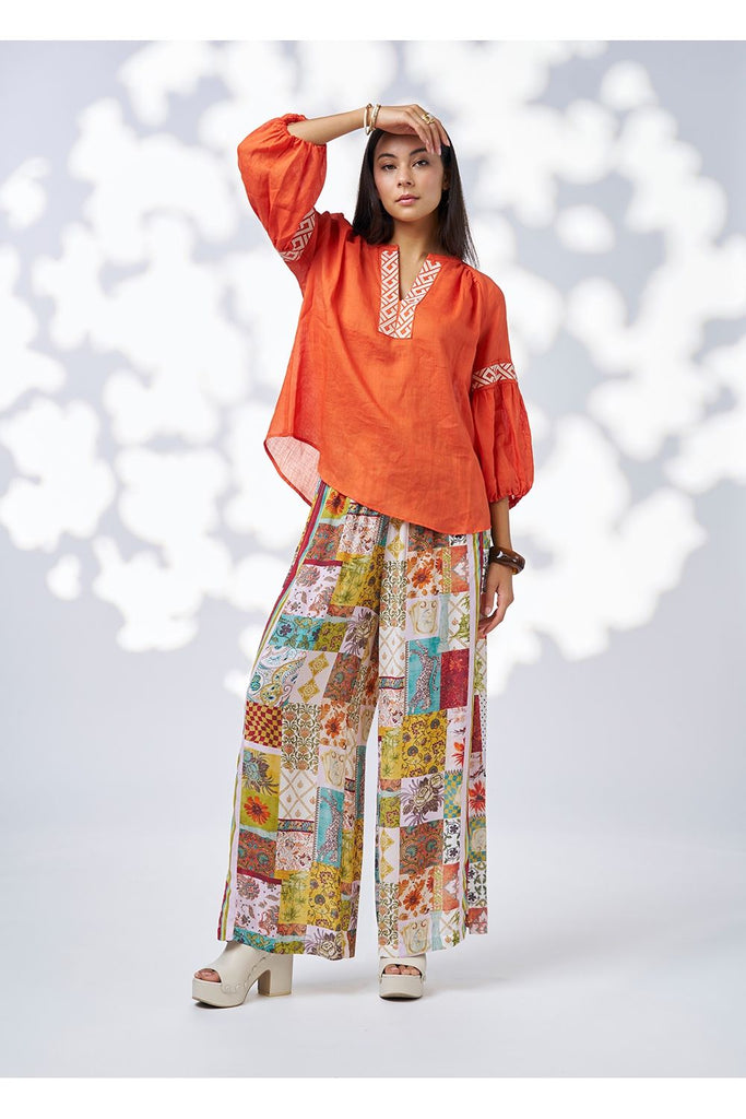 Maya Top | Burnt Orange Tops 8,10,12,14 Loobie's Story