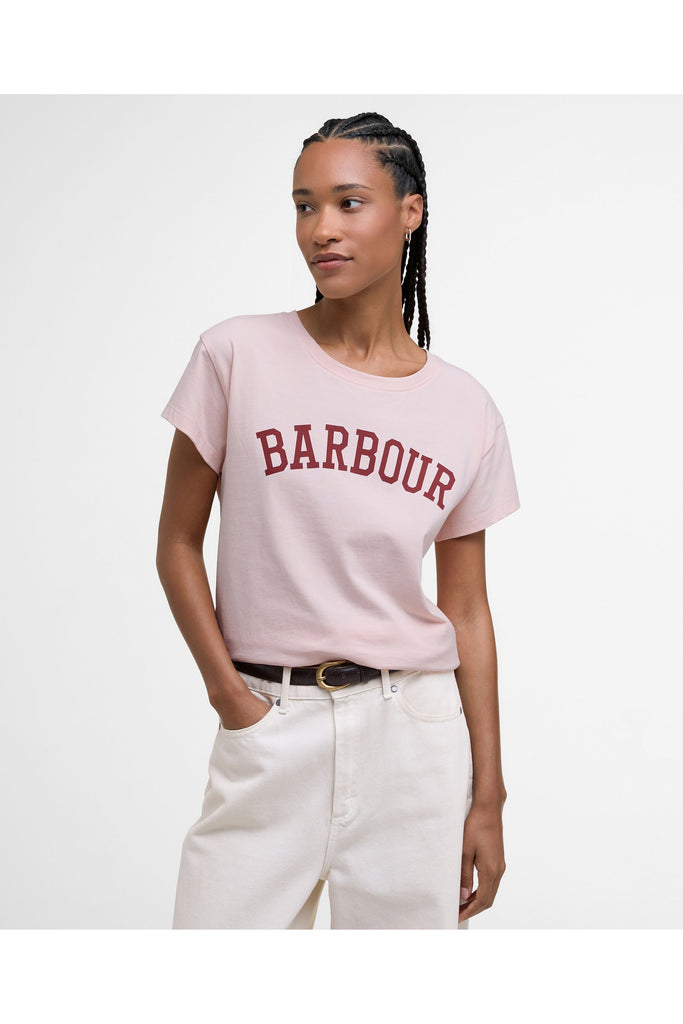 Northumberland Classic T-Shirt | Pink Blush Tees 8,10,12,14 Barbour