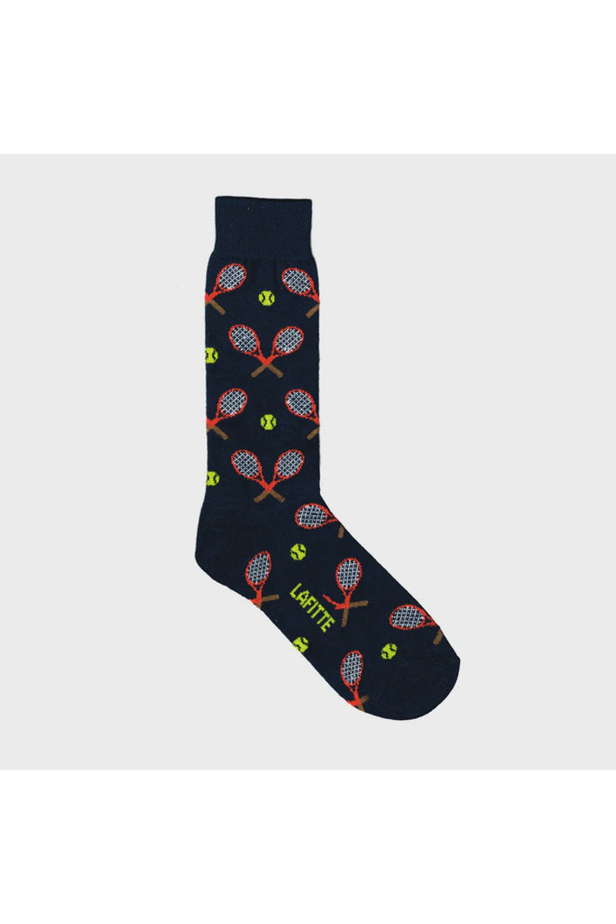 Socks | Tennis Racket Mens Socks Lafitte