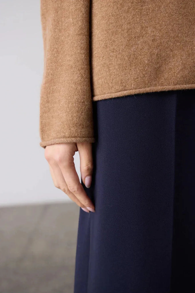 Laing Mara Funnel Neck Jumper Gingerbread