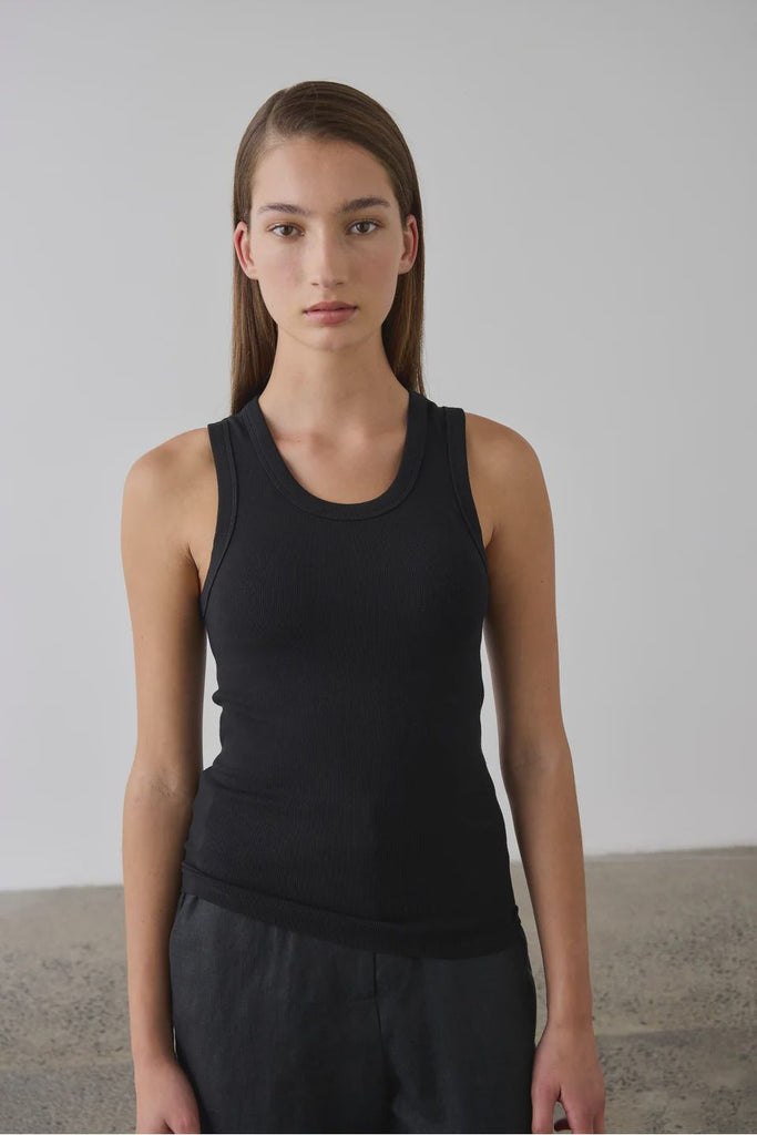 Cotton Tank | Black Tanks XS,S,M,L Laing