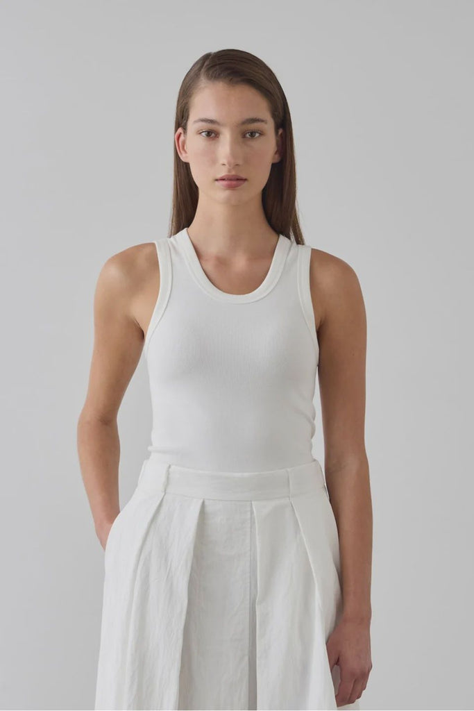 Cotton Tank | Ecru Tanks XS,S,M,L Laing