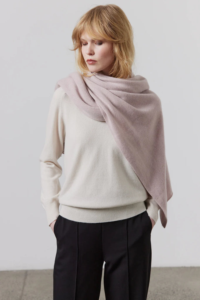 Laing Cashmere Scarf Rose