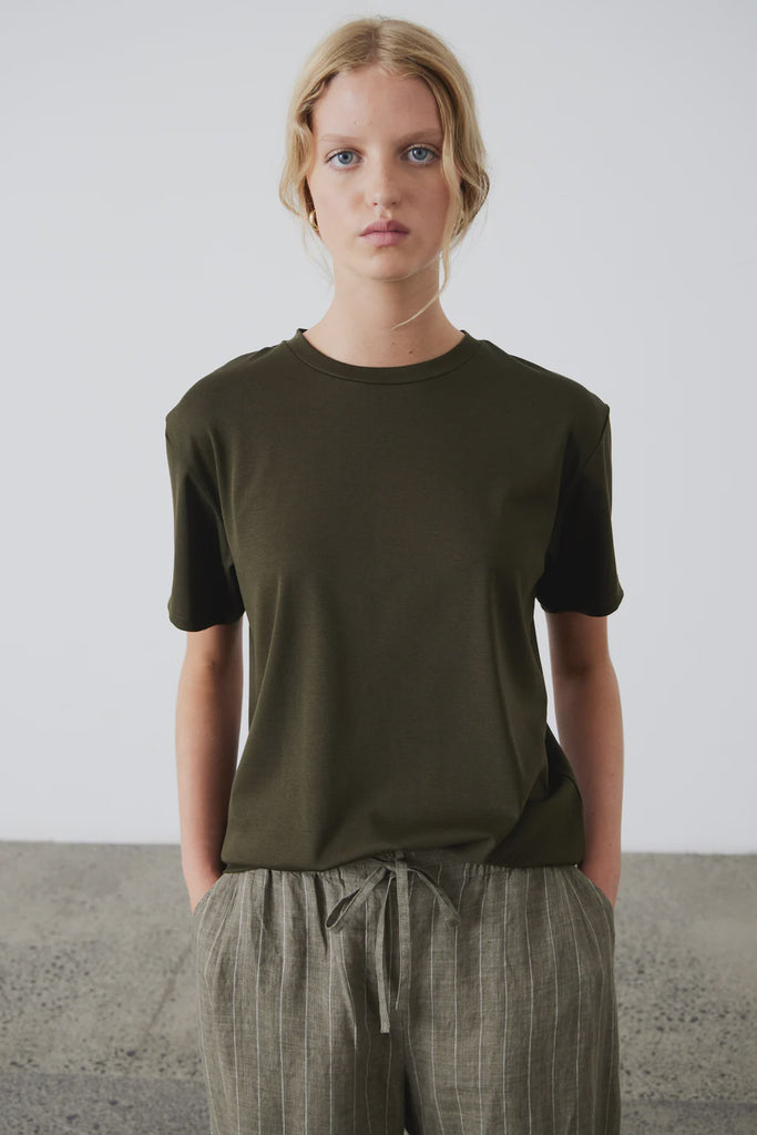 Laing Eden t Shirt Khaki