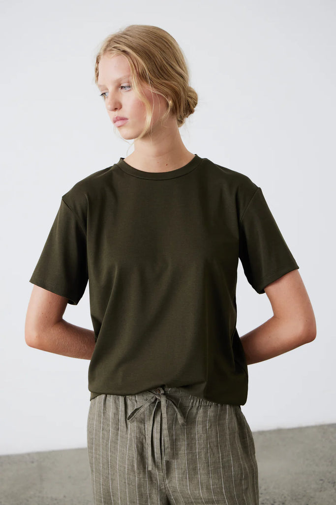 Laing Eden t Shirt Khaki