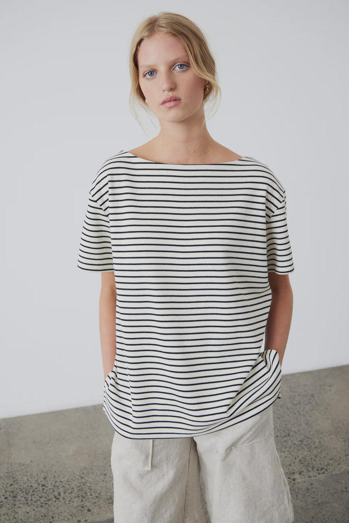 Laing Pablo Short Sleeve Stripe T Shirt