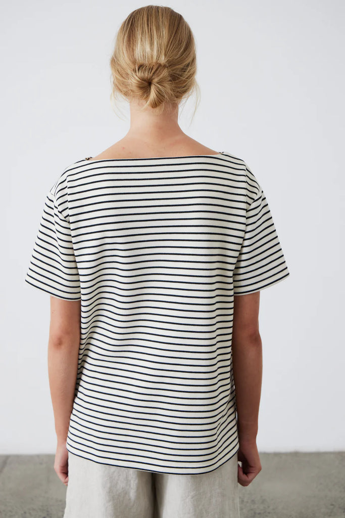 Laing Pablo Short Sleeve Stripe T Shirt