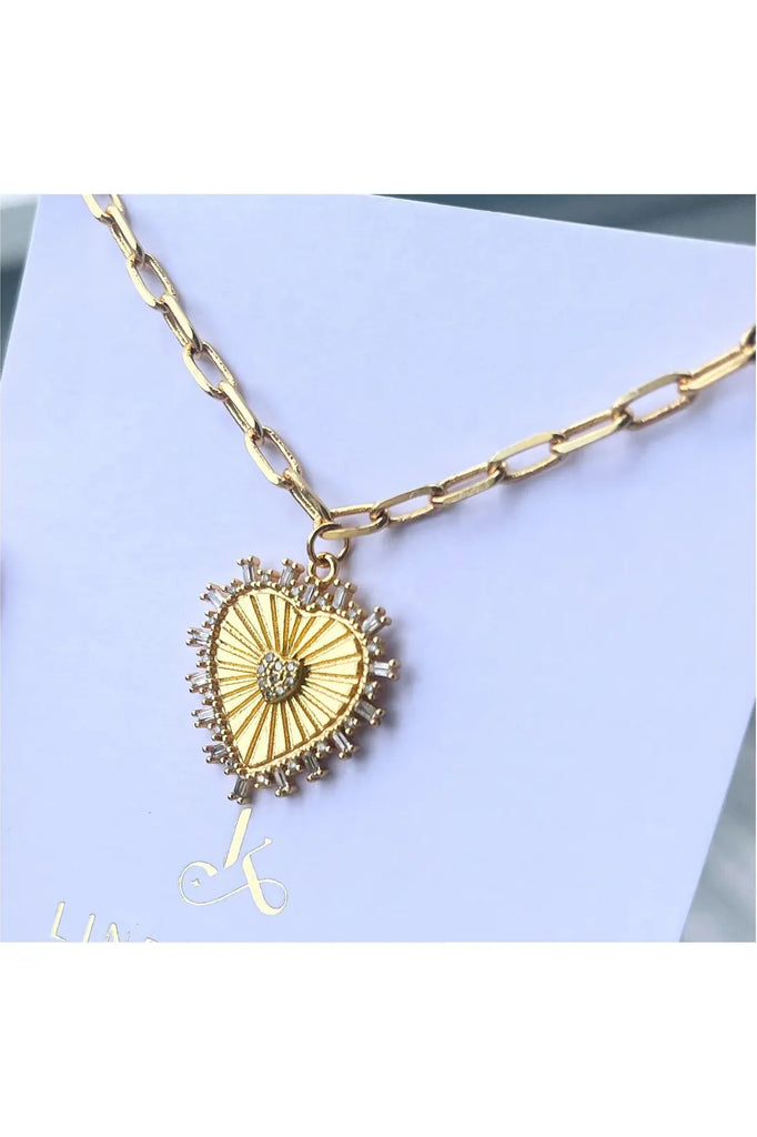 Lindi Kingi Hearts Desire Necklace Gold