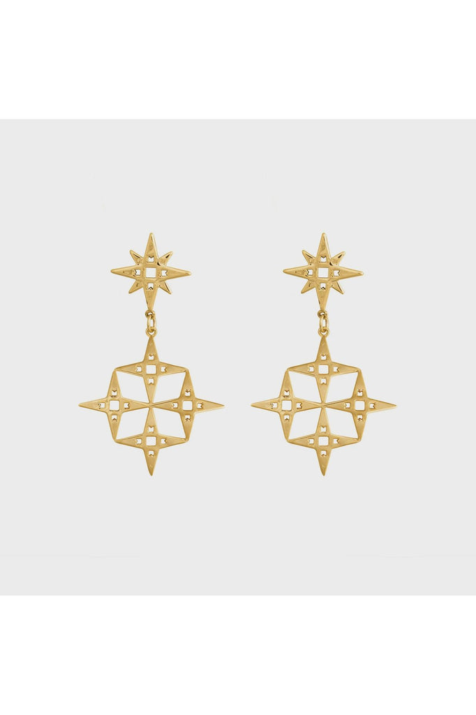 Lindi Kingi Constellation Earrings Gold