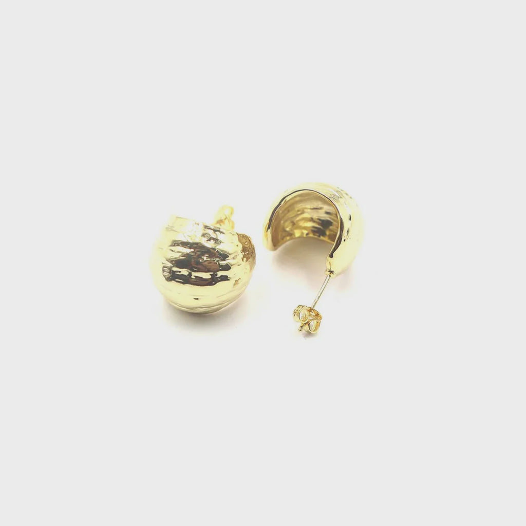 Globe Stud Earrings | Gold Earrings Lindi Kingi