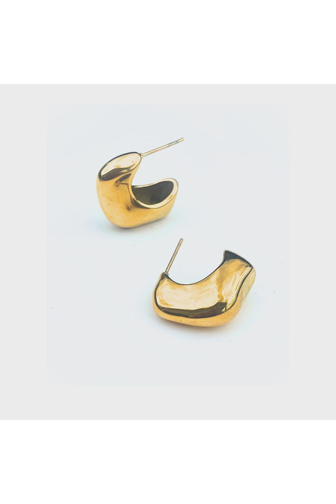 Orbe Stud Earrings | Gold Earrings Lindi Kingi