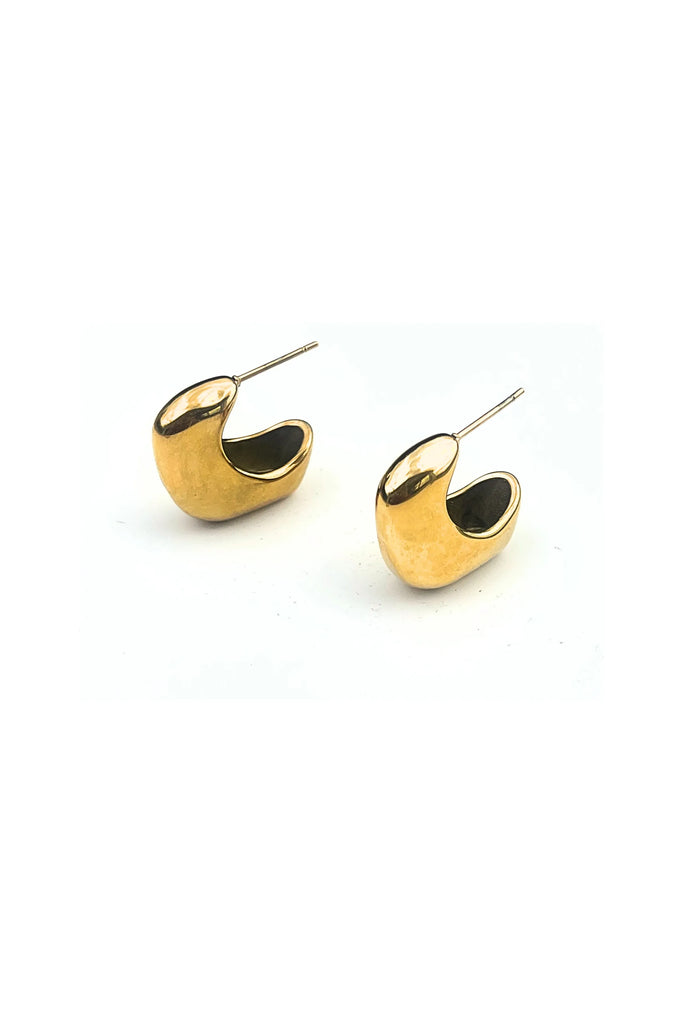 Orbe Stud Earrings | Gold Earrings Lindi Kingi