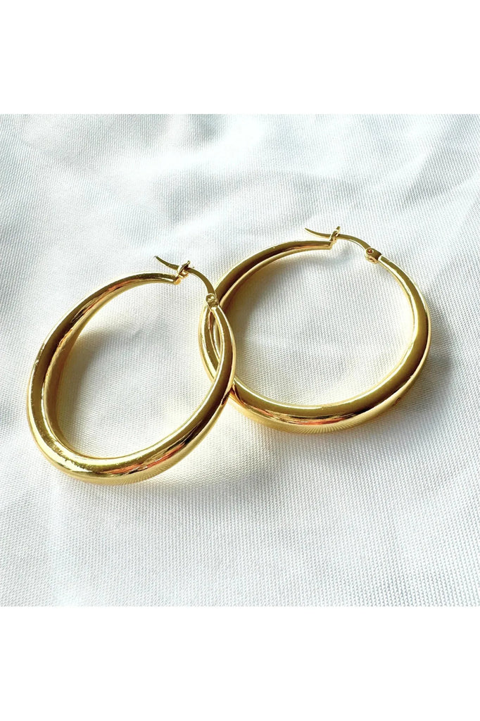 Lindi Kingi Tropics Hoop earrings Gold