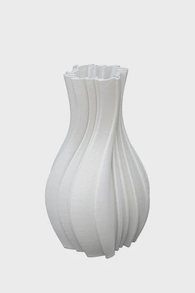 Louella White 3D Ceramic Vase | Small Vases + Pots Flower Systems