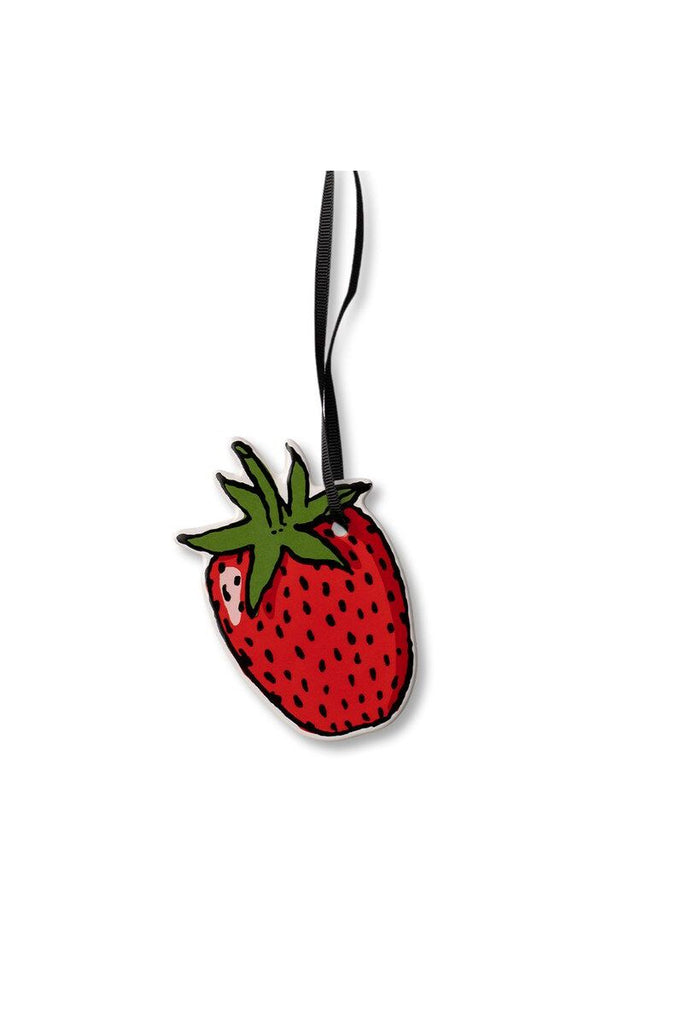 Flat Ceramic Decoration | Strawberry Christmas Decorations Studio Milligram