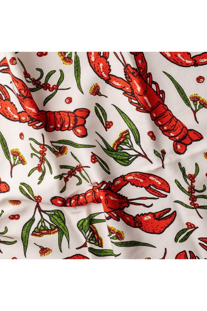 Studio Milligram x  Billie Justice Thomson collab. Celebrating iconic Australian imagery and nostalgia, this stylish tea towel pays homage to everyday objects and festive rituals. 