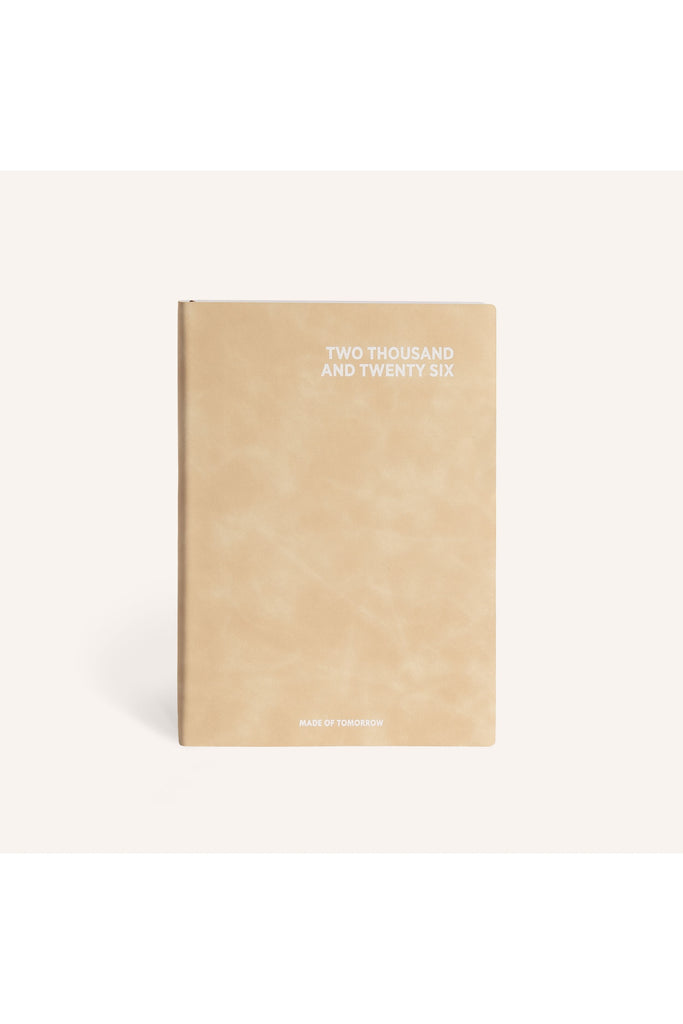 2026 | A5 Daily Diary | Faux Leather | Oat Daily Diaries Made of Tomorrow