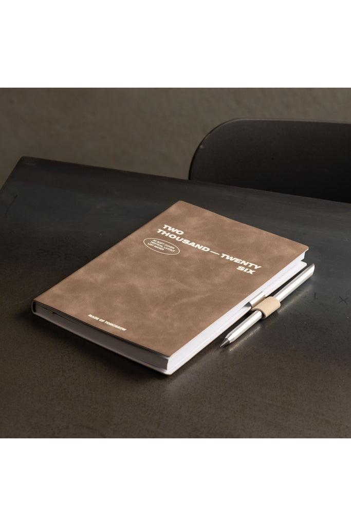 2026 | A5 Vertical Weekly Diary | Faux Leather Weekly Diaries Made of Tomorrow