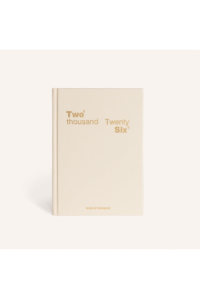 2026 | A5 Weekly Diary | Classic | Cream Weekly Diaries Made of Tomorrow