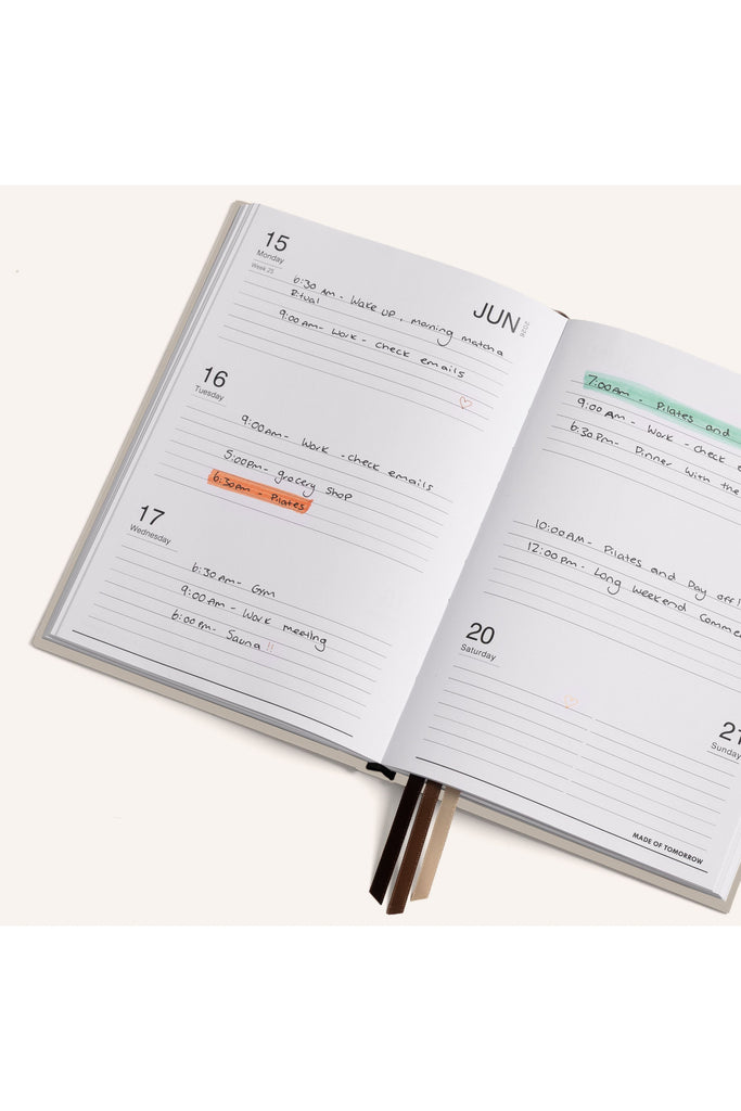 2026 | A5 Weekly Diary | Classic | Cream Weekly Diaries Made of Tomorrow