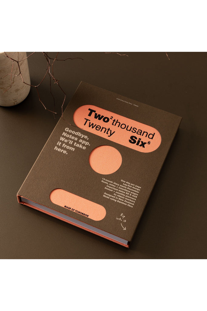 2026 | Grand Daily Diary | Classic | Sorbet Daily Diaries Made of Tomorrow