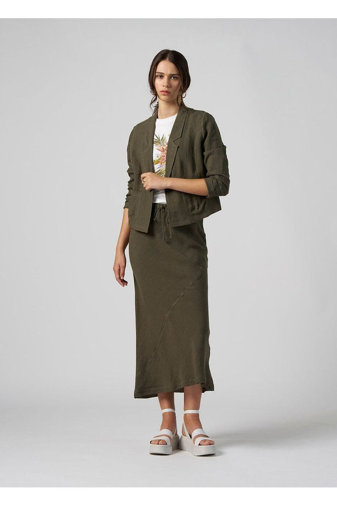 Madly Sweetly Echo Skirt Khaki