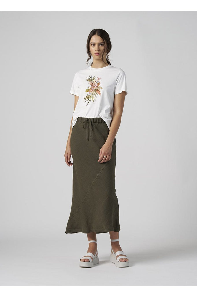 Madly Sweetly Echo Skirt Khaki