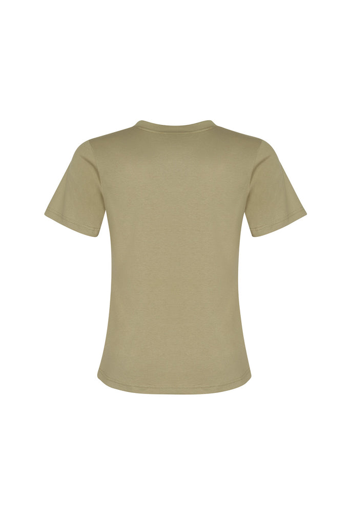 Madly Sweetly Sweet Tee Khaki Circle