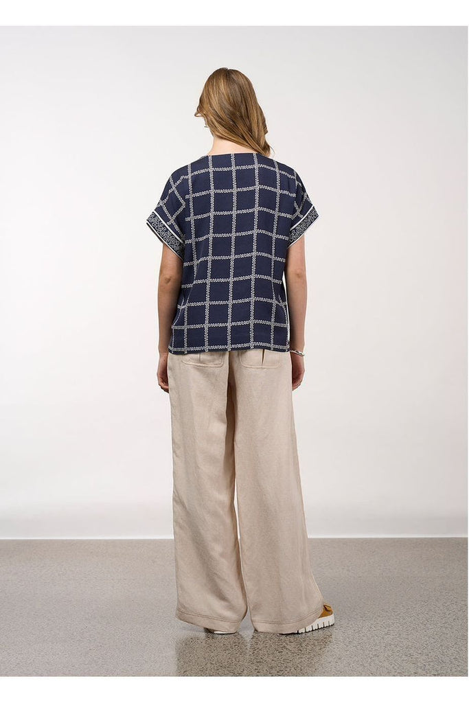 Lyrical Top | Navy + Bone Tops 8,10,12,14,16 Madly Sweetly