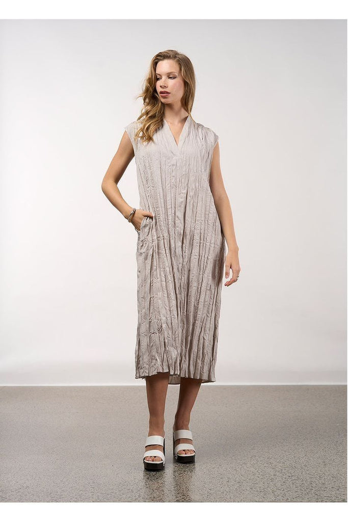 Ripple Dress | Pumice Midi Dress 8,10,12,14 Madly Sweetly