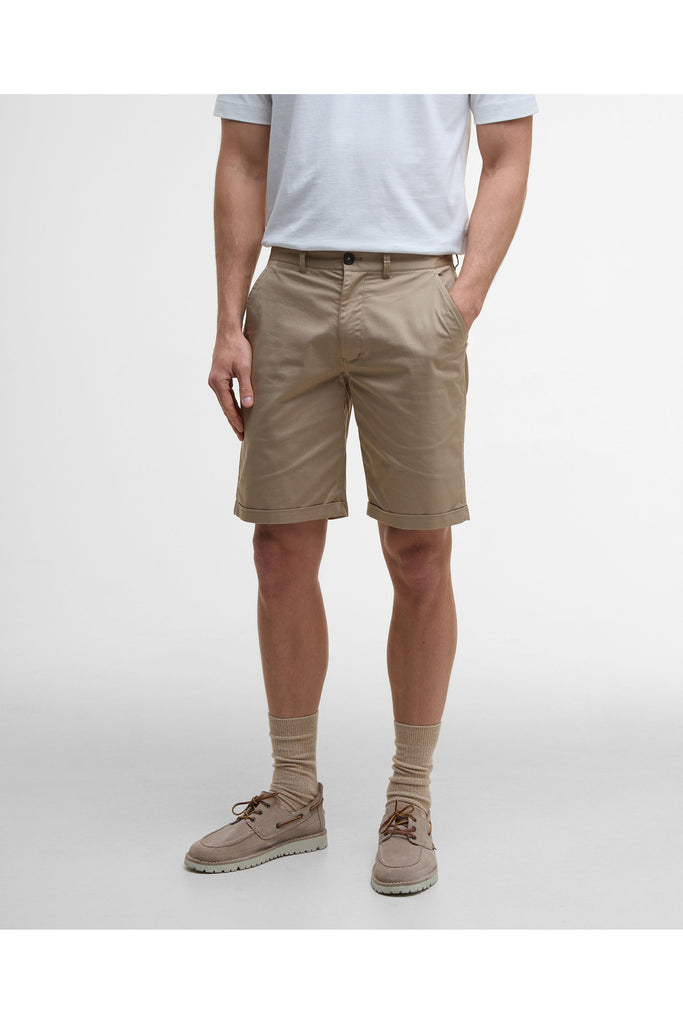 Lightweight Stretch Tailored Chino Short | Washed Stone Mens Shorts 34,36,38,40,42 Barbour