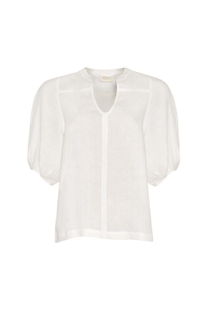 Madly Sweetly Echo Top White Linen