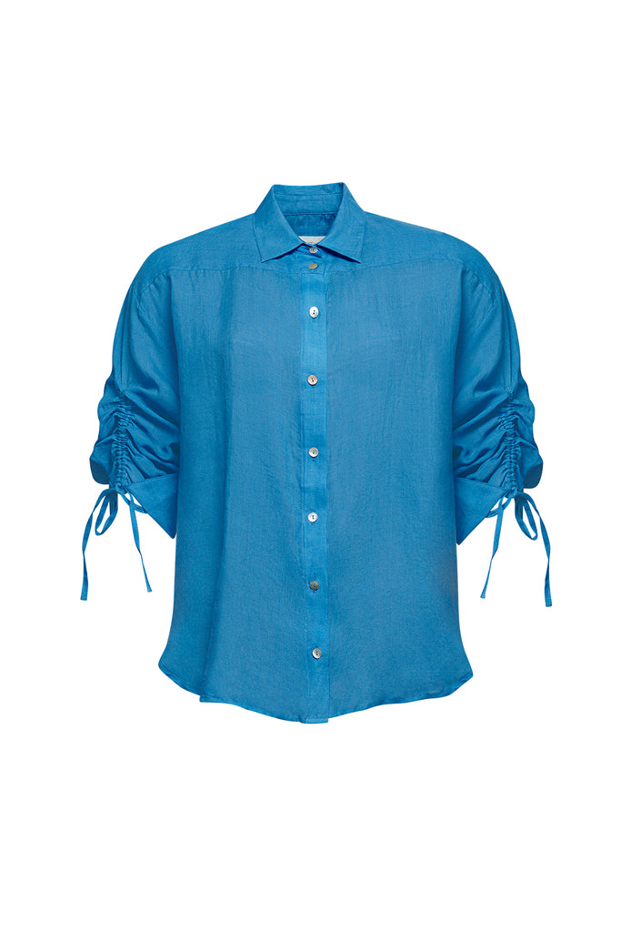 Madly Sweetly Colourwheel Shirt Azure Blue