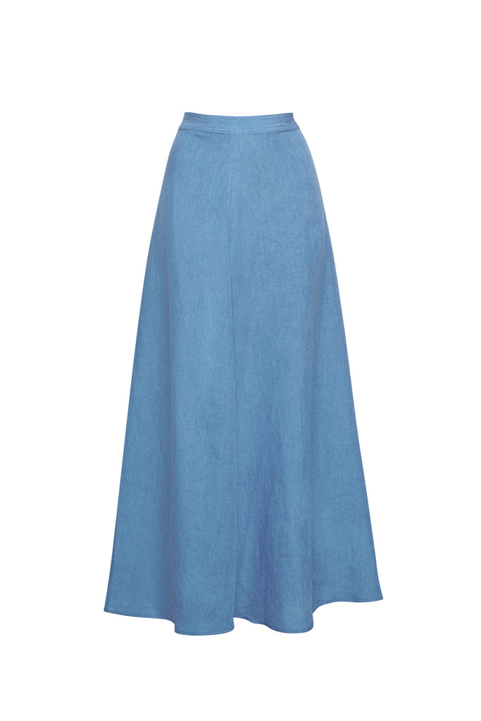 Madly Sweetly Sunshine Skirt Azure Blue front