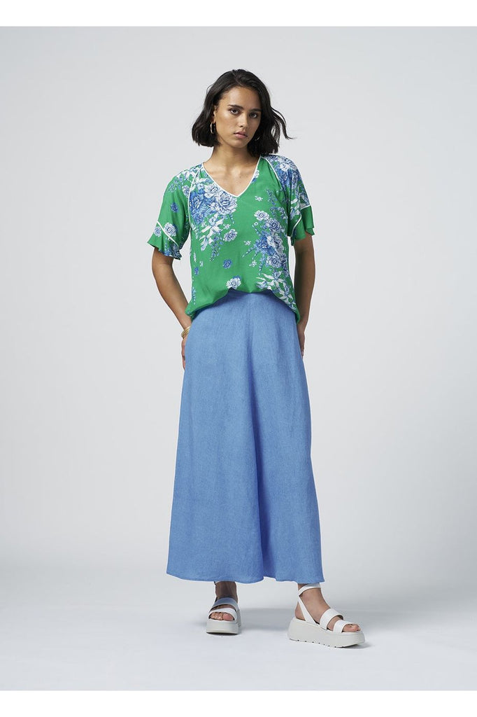 Madly Sweetly Sunshine Skirt Azure Blue