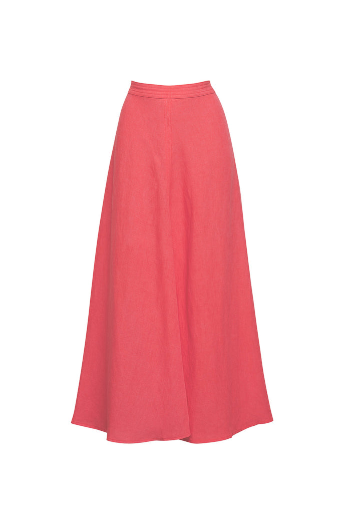 Madly Sweetly Sunshine Skirt Coral front