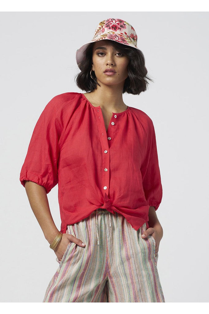 Madly Sweetly Colourwheel Blouse Red