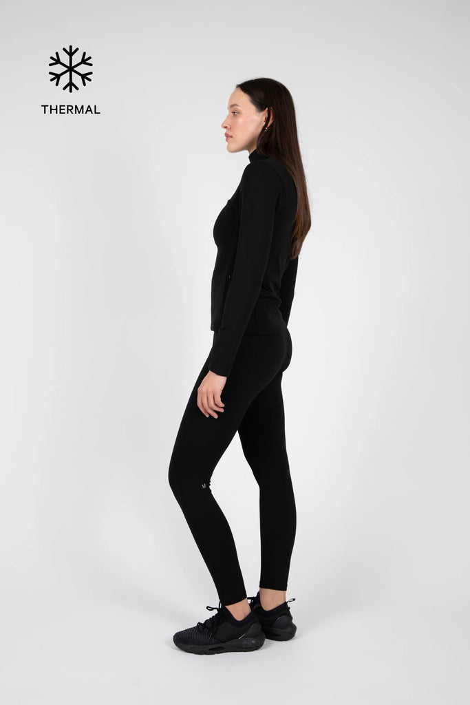 Marlow Thermal Active Full Zip Top Black