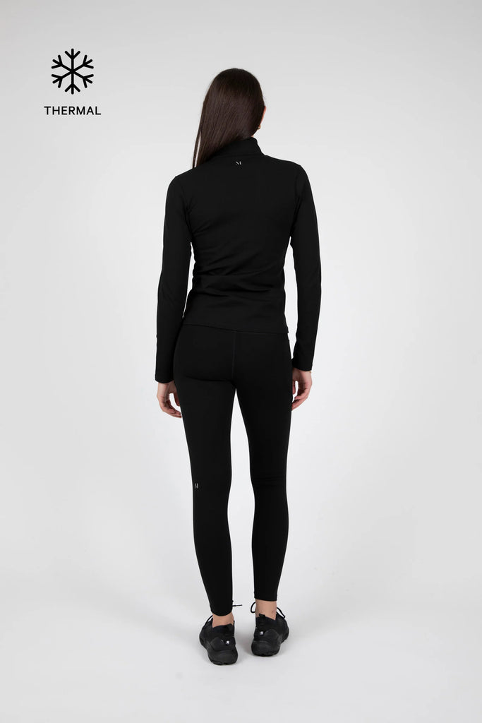 Marlow Thermal Active Full Zip Top Black