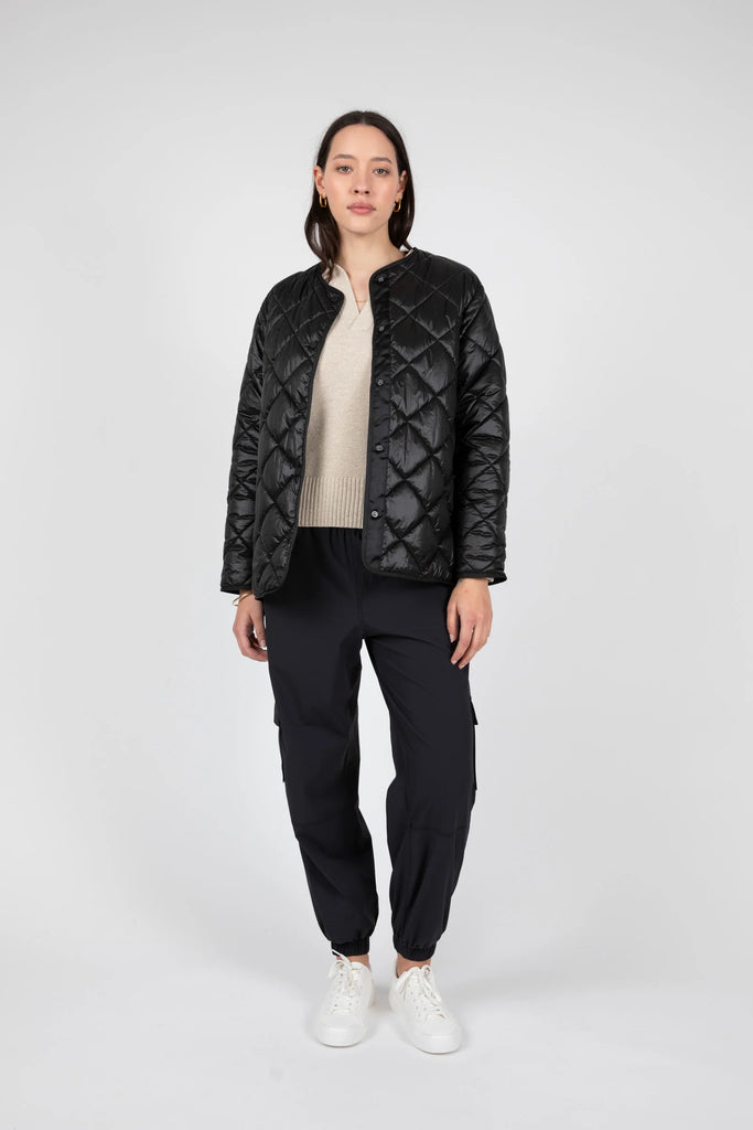 Marlow Alpine Quilted Jacket Black