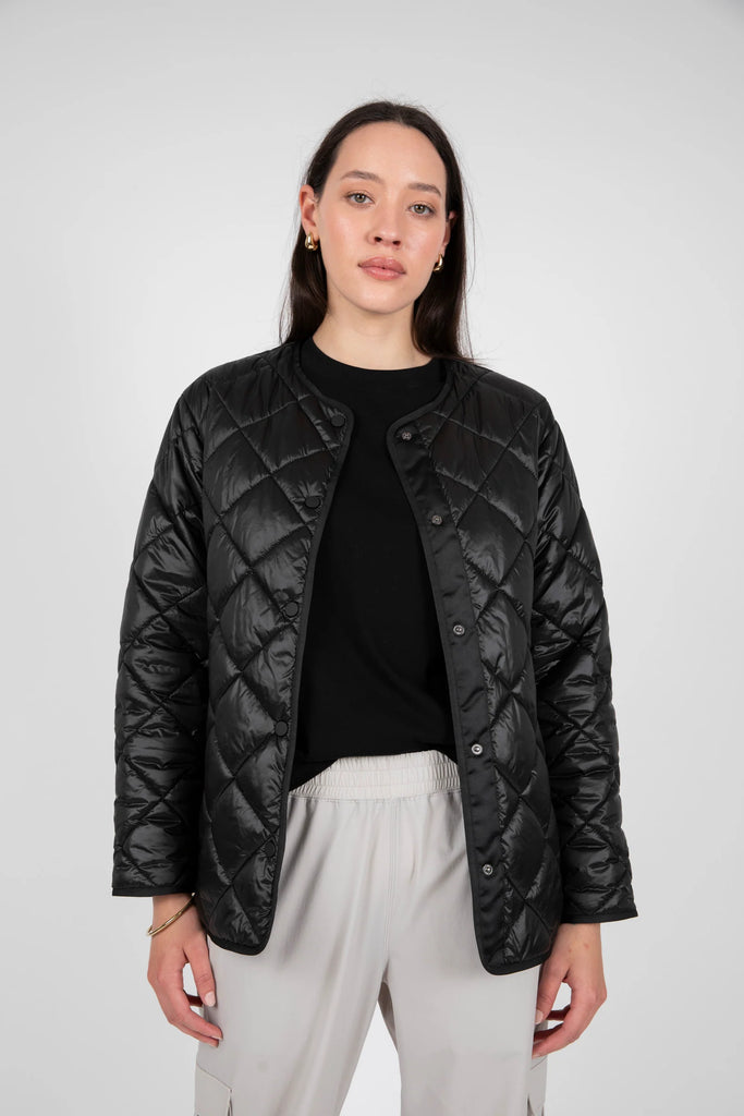 Marlow Alpine Quilted Jacket Black