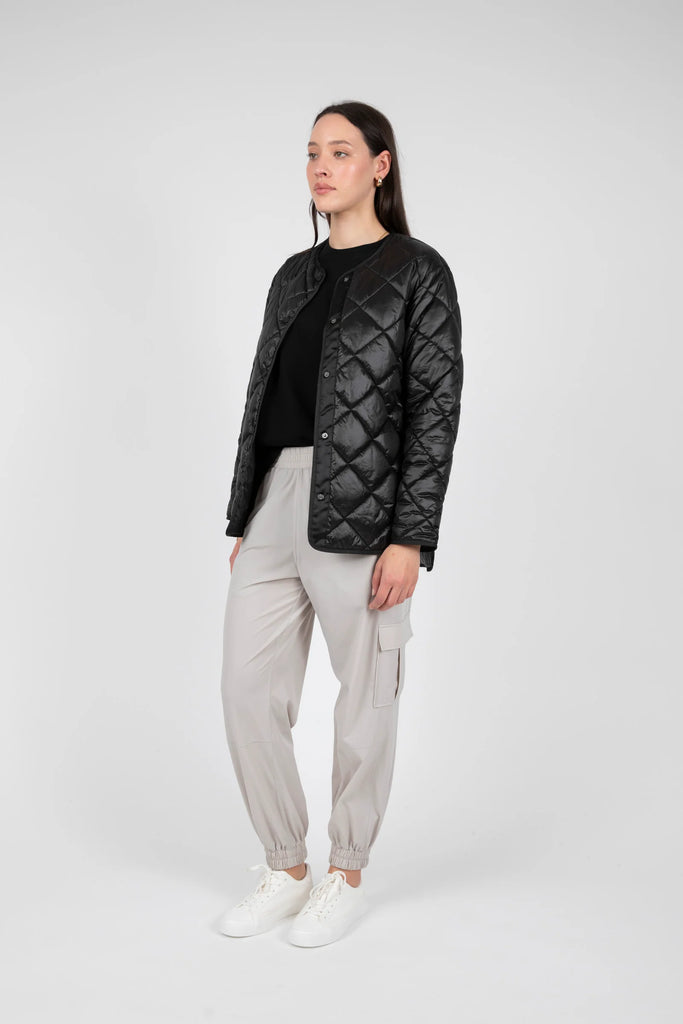 Marlow Alpine Quilted Jacket Black