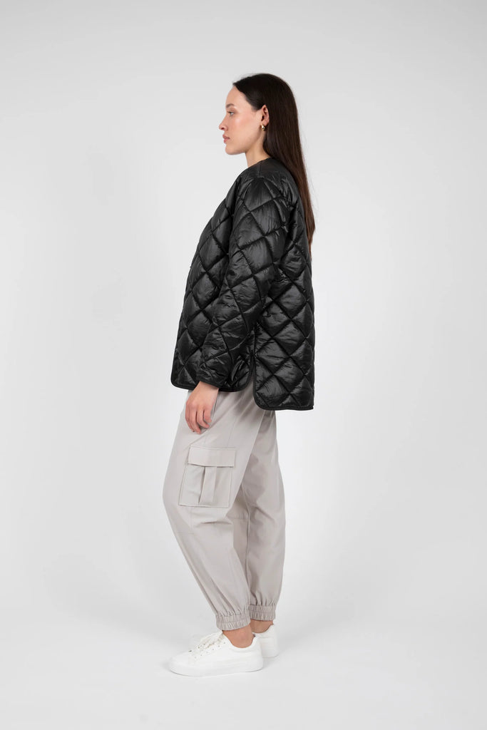 Marlow Alpine Quilted Jacket Black