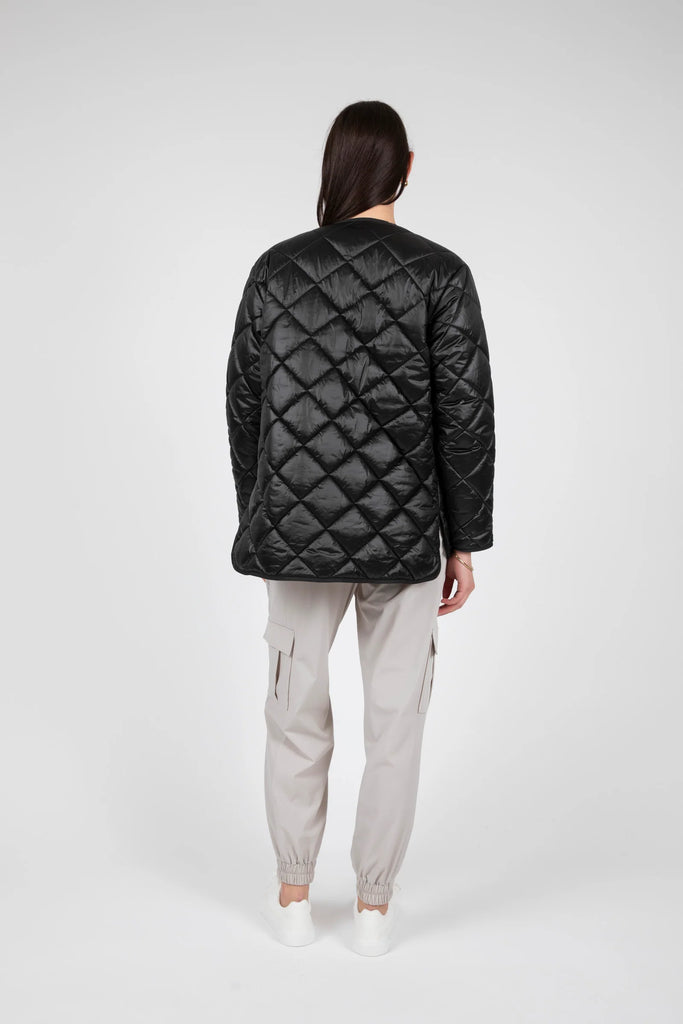 Marlow Alpine Quilted Jacket Black