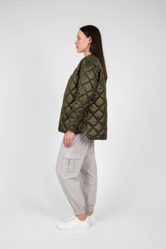 Marlow Alpine Quilted jacket Dark Olive